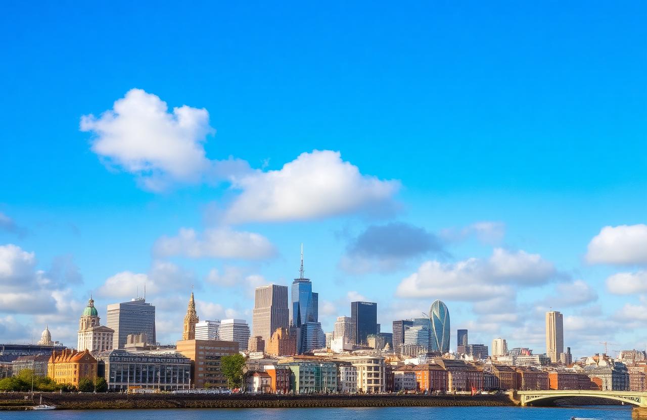Cambridge skyline